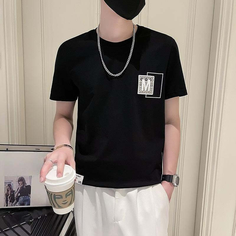 Korean Daily Lifestyle - Trendiges Herren-Kurzarmshirt Sommer Koreanisch Inspirierte Coole