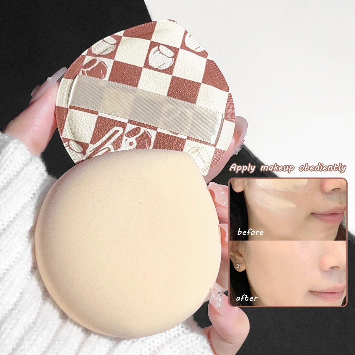 Bb Cushion Korean - Trockener und nasser Make-up-Puffschwamm, weicher koreanischer